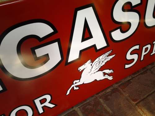 large pegasus motor spirit fantasy sign